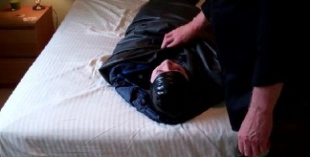 D K Bondage - Karina Is Bagged Sacked And Strapped D K Bondage - Karina Is Bagged Sacked And Strapped