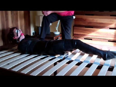 D K Bondage - Adreena Experiences Supertight Bondage In Neoprene Sleepsack D K Bondage - Adreena Experiences Supertight Bondage In Neoprene Sleepsack