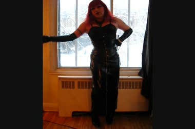 Latex Glove Smoking - Vanessa smokes while wearing fetish clothing and latex gloves