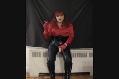 Fetish Trans - Ts Dominatrix Strap On Masturbation Instruction