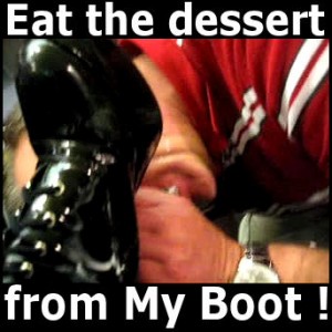 Mistress Cleo - Eat The Dessert From My Boot