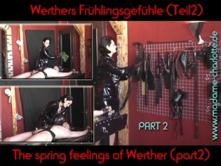 The Spring Feelings Of Werther  Part Ii - Werthers fruehlingsgefuehle part 2

auf der streckbank fixiert wird der sklave nun mit den brennesseln gefoltert. Abwechselnd dazu treibt madame charlotte werther mit kitzelfolter in verzweiflung!

da er jammert und schreit darf er das blumenwasser schlucken, damit er ruhig gestellt ist.

fixed on a stretching bank the slave enjoys madame charlotte's ******* through nettles. Alternating she is driving him to despair with tickle *******. As he whines and cries madame charlotte ****** him to swallow the flowers water to keep him calm again.