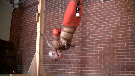 A Long Evening For Amanda - With amanda fox

in 1280x720x3000kbps high quality hd for a stunning clear download.

bondage, bdsm, damsel in distress, rope bondage, suspension, suspended, panty hose, ****** breast bondage, ****** orgasm's, nipple clamps, weighted nipples, flogging, hair tie, extreme, ******, gagged, high heels, on screen ties, drool

we was invited out to an old speak easy converted into bondage sets. After looking around and seeing what I had to work with I knew I needed a special model that could handle the extreme side of things. Amanda came to mind and I gave her a call. She was excited and came right over. I told her before she **** up. You might want to prepare your self because this could be a long evening for you. She arrives a short time later. When she see's the set up she wonders what she had gotten herself into.

i set her down on a box to get started. I start with that long beautiful hair. Hair tying her for what was to come. At that point I go to work on her upper body. Around and around the ropes go getting tighter and tighter as more is added. Her breast came next. With a smaller rope her breast are bound till they begin to swell and turn purple. You can see the pain in her face. With the hoist I raise her high on her toes to do her legs. I bind her legs super tight and shove a vibrator deep in her pussy. She struggles with her situation. I tell her get use to it because we are just getting started. I lower her down to the floor for the next faze.

i hatch the hoist to her ankles. She is raised high off the floor and suspended upside down. She complains that she can't do this but I tell her shut the fuck up. I turn the vibrator on high and she cries out for help. I shove a large ball gag in her mouth to muffle her cries. I tie a rope to her chest and pull her one way with a hair tie pulling her the other way. Now she has no movement. The tears run down her face as she sobs just wishing it would stop. Now I turn to the ass beating. After several lashes she begins to shake. She is drooling and sobbing. Pain and pleasure at the same time is a mental overload. I untie her hair and the chest rope.I retie the rope on her back pulling her now backwards. Retie the hair tie arching her head back forcing her to push out her tits. She shakes her head knowing what is next. I show her the silver clamps as I attach them to her all ready sore tits. Her nipples begin to leak under the pressure. Next came a heavy weight pulling down on her nipples. She is sobbing and drooling as the sweat roles down her broken body. I step back and enjoy my work. For the first time I have broken amanda. I came back to let her down. She gives in as I lower her to the floor. Laying in a puddle of sweat her broken body shakes as she realizes her ordeal is over.

not for the faint of heart. Amanda is a seasoned bondage model and can handle a lot. Don't try this one at home.

amanda is available for custom video work. Shoot me an email to order yours today.

(video is 27:57 in duration)

just one of many video's available at ****brendasbound**** for one low price!

if your not interested in the harder side of bondage but like the softer side visit ****softersideofbondage****