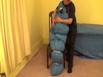 comfortably confined -  Bag Bondage