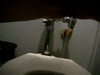 Bad Me - Relieving myself in a hollywood, ca public bathroom.  The auto flush scared me a little.  I had to pay .50 cents to use this restroom.  So I figured i'd turn it into a clip and make my money back plus some, lol.  Thank you for enjoying my clips with me.