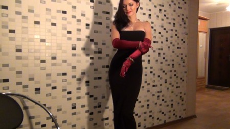 Goddess NoirPlaisir - White Red Opera Gloves Long Sharp Fingernails Goddess NoirPlaisir - White Red Opera Gloves Long Sharp Fingernails