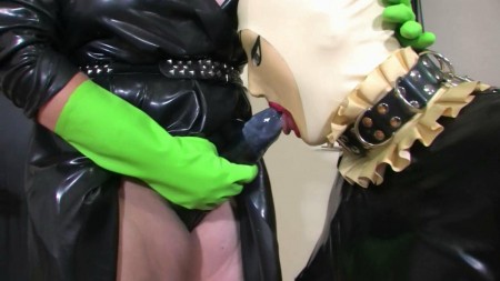 Swallow Cum Latex Cock Maid Part 2 Of 4